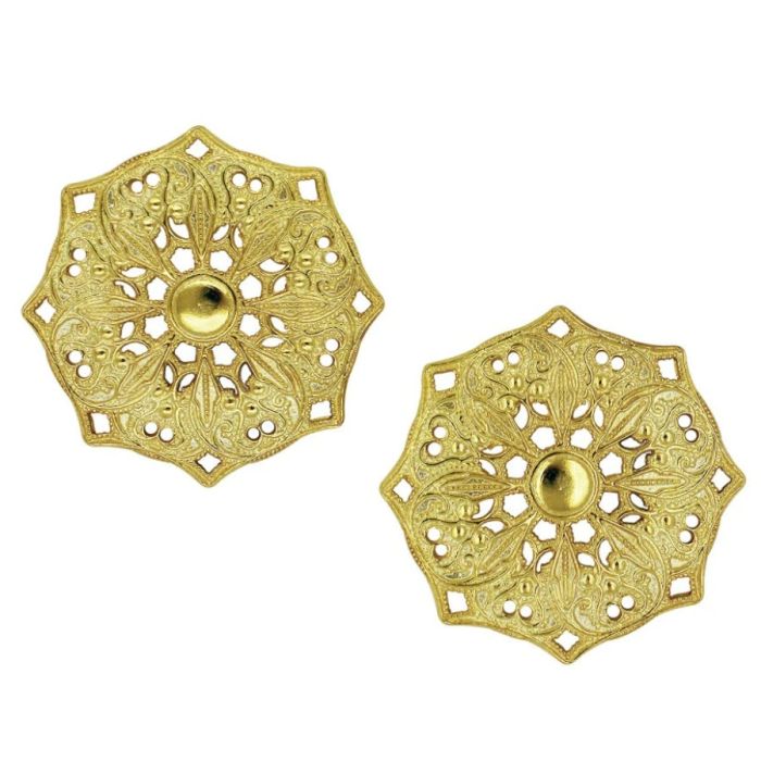 Mandala stud earrings sale