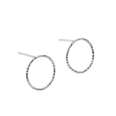 Lucy Ashton Large Circle Stud Earrings
