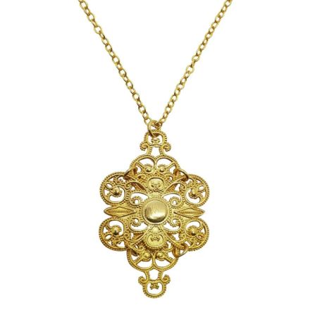 Lucy Ashton Filigree Necklace Gold Plated