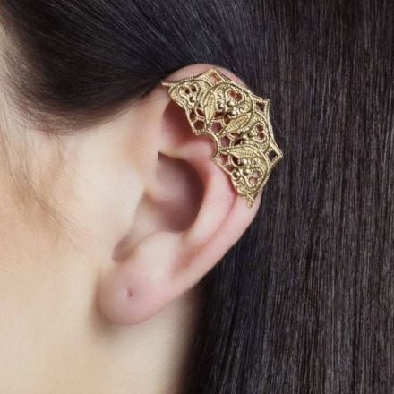 Lucy Ashton Half Moon Mandala Ear Cuff 