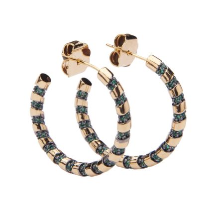 Pico Kate Crystal Stud Green