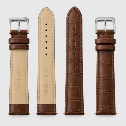 Aistrup Classic 78 Spare Strap Brown-Silver 20mm