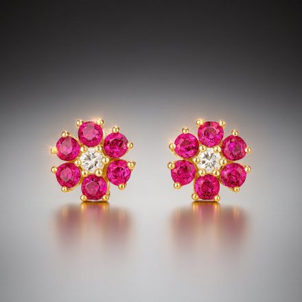 Carrie Taylor Flower Stud CTJ2