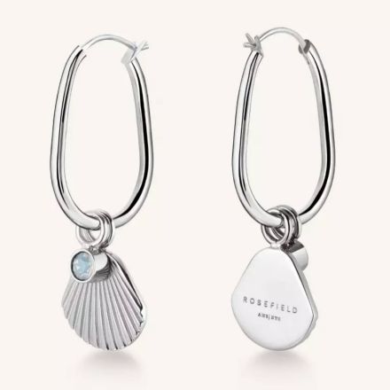 Rosefield Pendant Hoops Swarovski Crystal